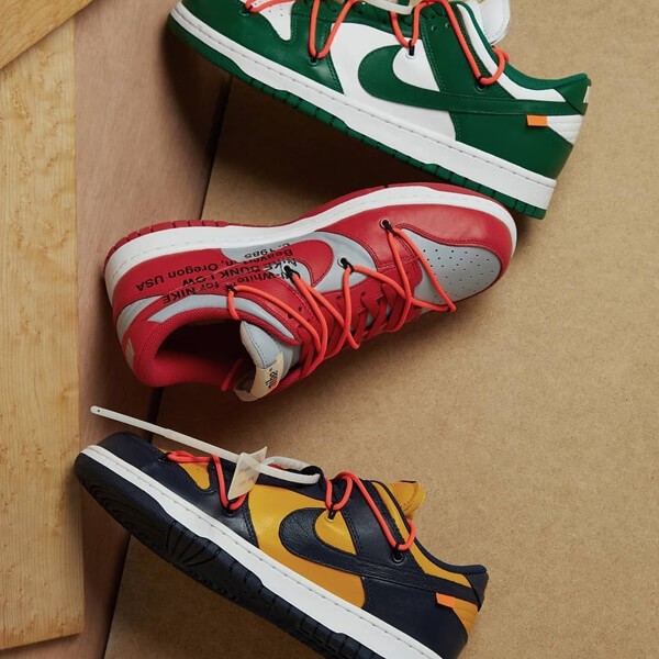 ダンク ミシガン 偽物！超入手困難 OFF-WHITE×ナイキ DUNK LOW