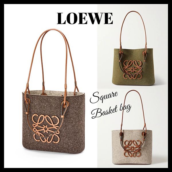 ロエベ☆Square Basket bag☆スクエアバスケットバッグ コピー