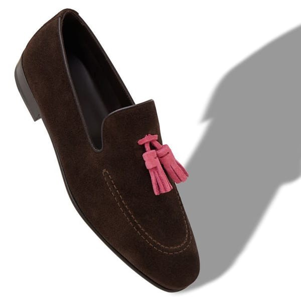 MANOLO BLAHNIK スエードタッセルローファー 361/2 箱・袋無し MANOLO BLAHNIK スエードタッセルローファー 361/2 箱・袋無し MANOLO