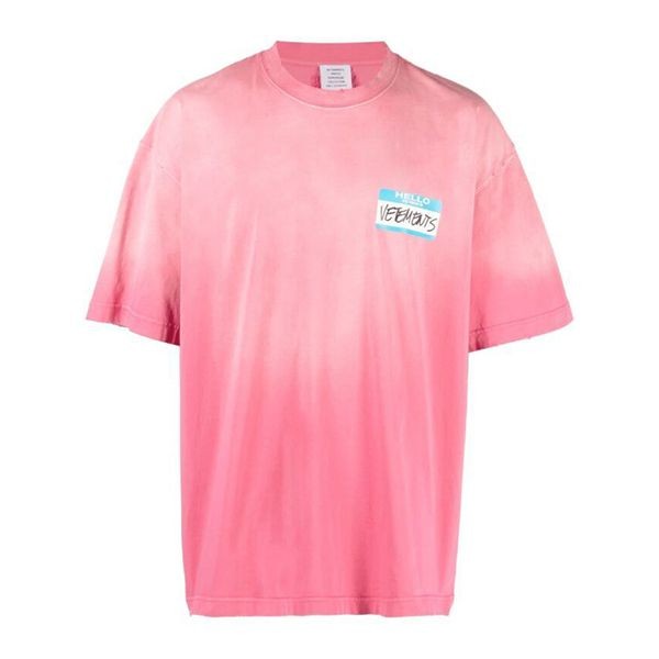 数量限定版ヴェトモン コピー ロゴ オーバーサイズ Tシャツ 数量限定版ヴェトモン コピー ロゴ オーバーサイズ Tシャツ