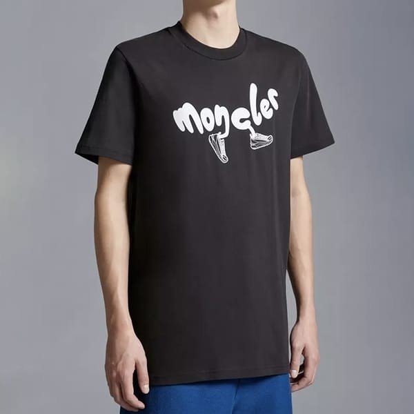 高級感溢れるモンクレール コピー ランニング ロゴ Tシャツ 4色