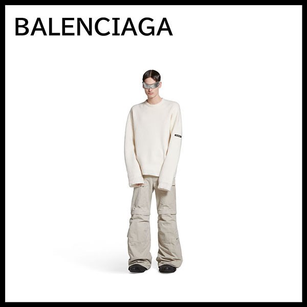ブティック】バレンシアガ sweater ダブルフェイスウールニット ブティック】バレンシアガ sweater ダブルフェイスウールニット