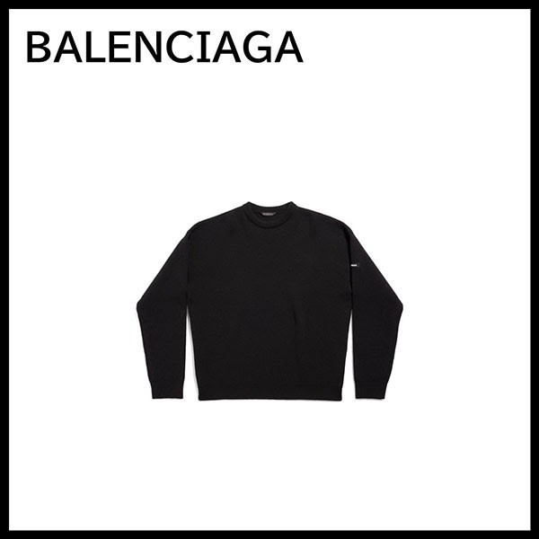 ブティック】バレンシアガ sweater ダブルフェイスウールニット ブティック】バレンシアガ sweater ダブルフェイスウールニット