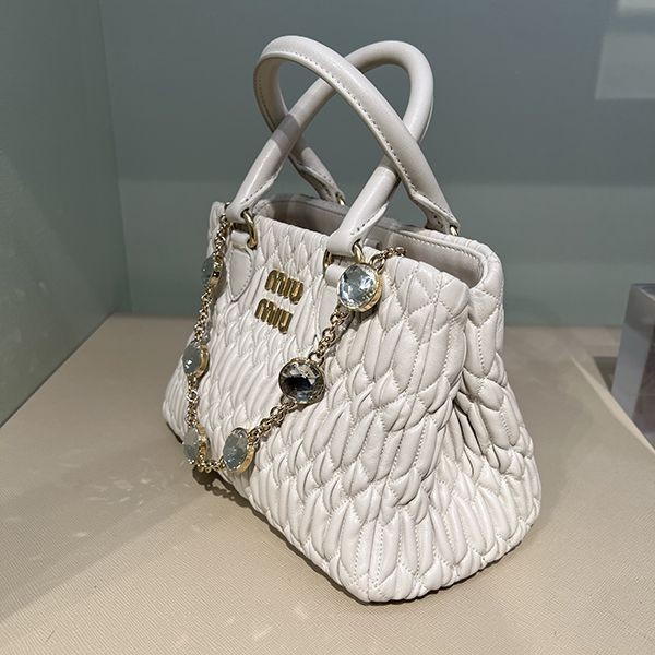 ミュウミュウ ショルダー 偽物☆NAPPA CRYSTAL (5BA251)｜スーパー