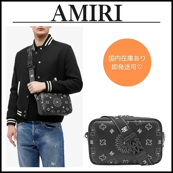 超希少！アミリ 並行輸入品 Bandana カメラバッグ ami211511｜スーパー