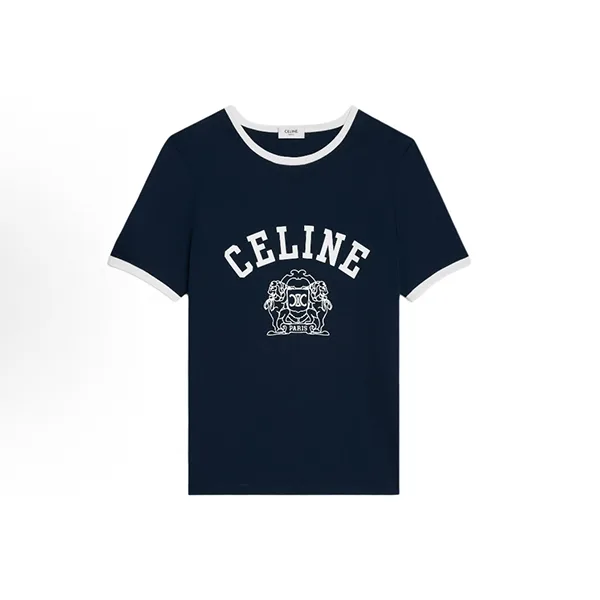 セリーヌ パロディ】シンプルな感じのロゴ入りTシャツ RX09C671Q