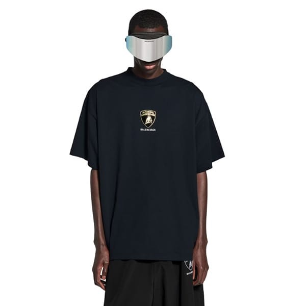 コラボ 【バレンシアガ ランボルギーニ】オーバーサイズ Tシャツ 偽物