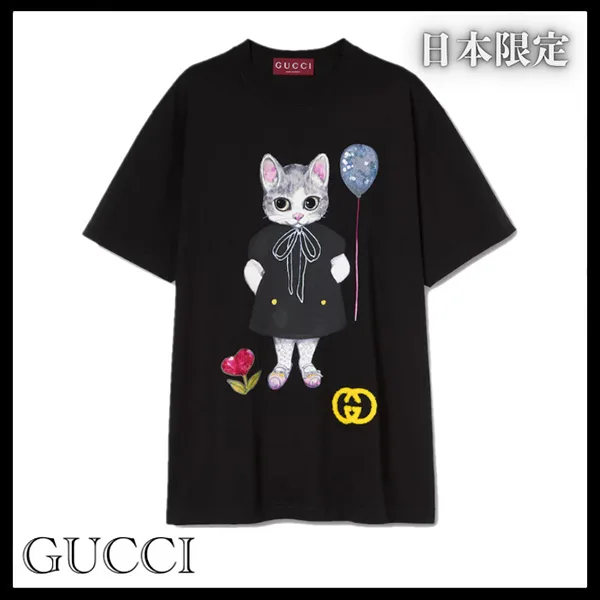 グッチ ヒグチユウコ コピー ジャージー Tシャツ 日本限定 837959