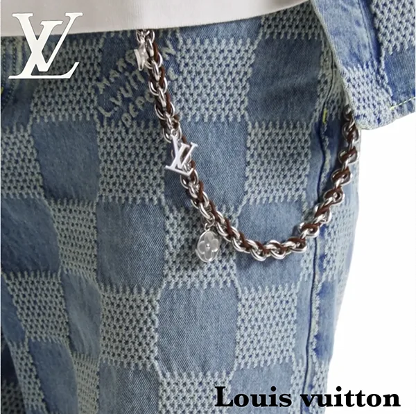 ルイヴィトン☆チェーンベルト LV ブレイデッド M02755｜スーパー