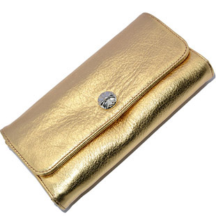 クロムハーツ JUDY Metalic Gold ジュディーウォレット メタリック