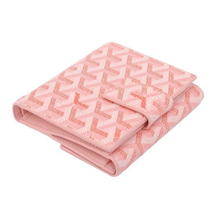 ゴヤール　GOYARD ピンク　限定　財布　レア ゴヤールコピー 財布 二つ折り wホック ピンク GY016｜スーパーコピー